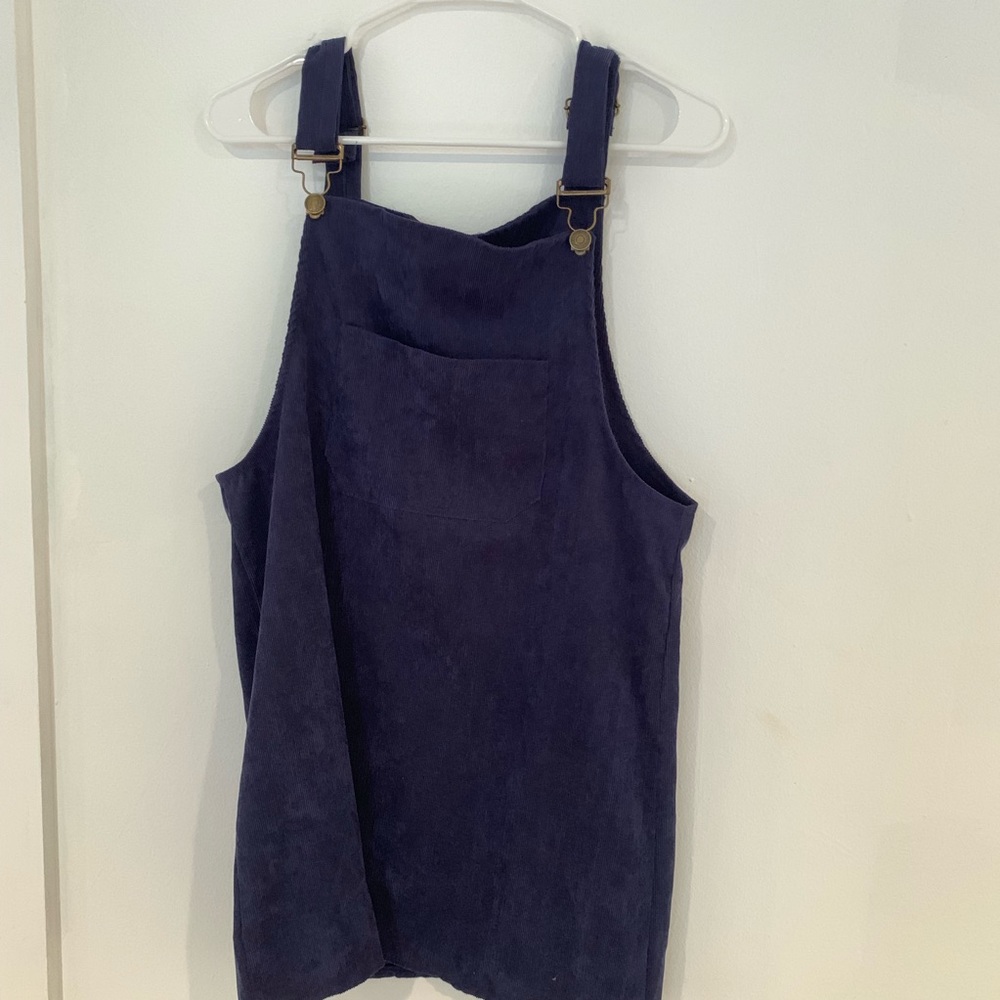 Corduroy Overall Dress